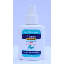 HiGeen Hand Sanitizer Spray 100ml Blue Flowers