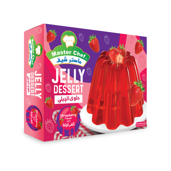 Master Chef Jelly Dessert Strawberry 85GM