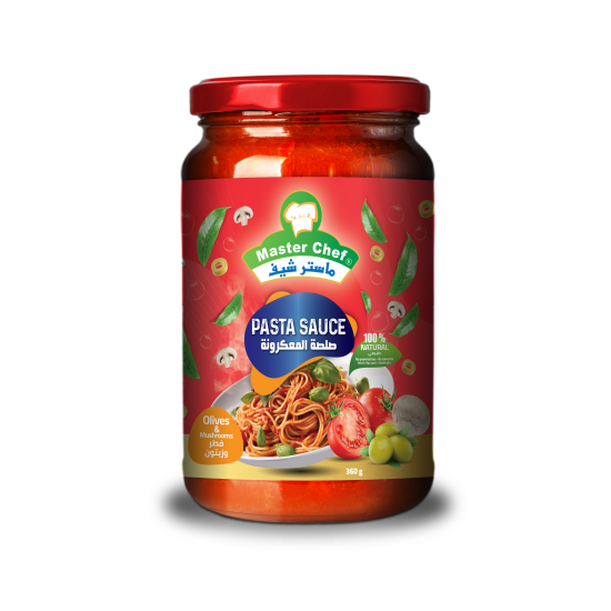 Master Chef Pasta Sauce Olives & Mushrooms 360GM