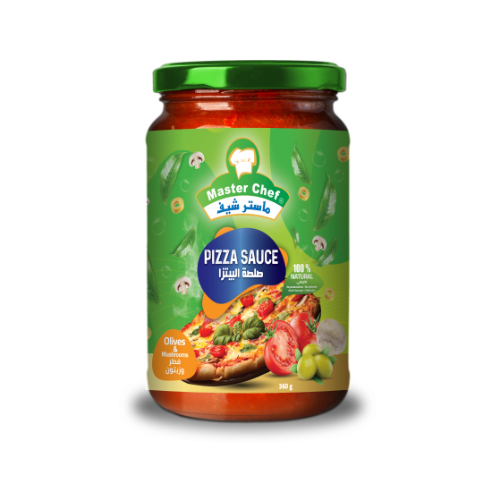Master Chef Pizza Sauce Olives & Mushrooms 360GM