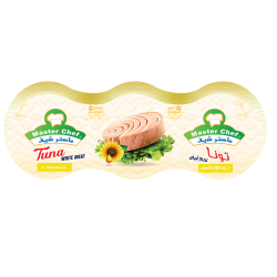 Master Chef Tuna White Meat in Sunflower Oil 3* 170GM