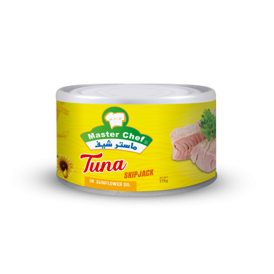 Master Chef Tuna Skip Jack in Sunflower Oil 170GM