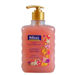  Higeen Creamy H&B Wash Golden Fruits 500ML