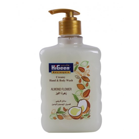  Higeen Creamy H&B Wash 500ML Almond Flower