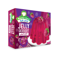 Master Chef Jelly Dessert Raspberry 85GM