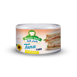 Master Chef Tuna Flakes Light Meat in Sunflower Oil 170GM
