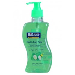  HiGeen Hand&Body Wash 500ml Green Tea,Cucum